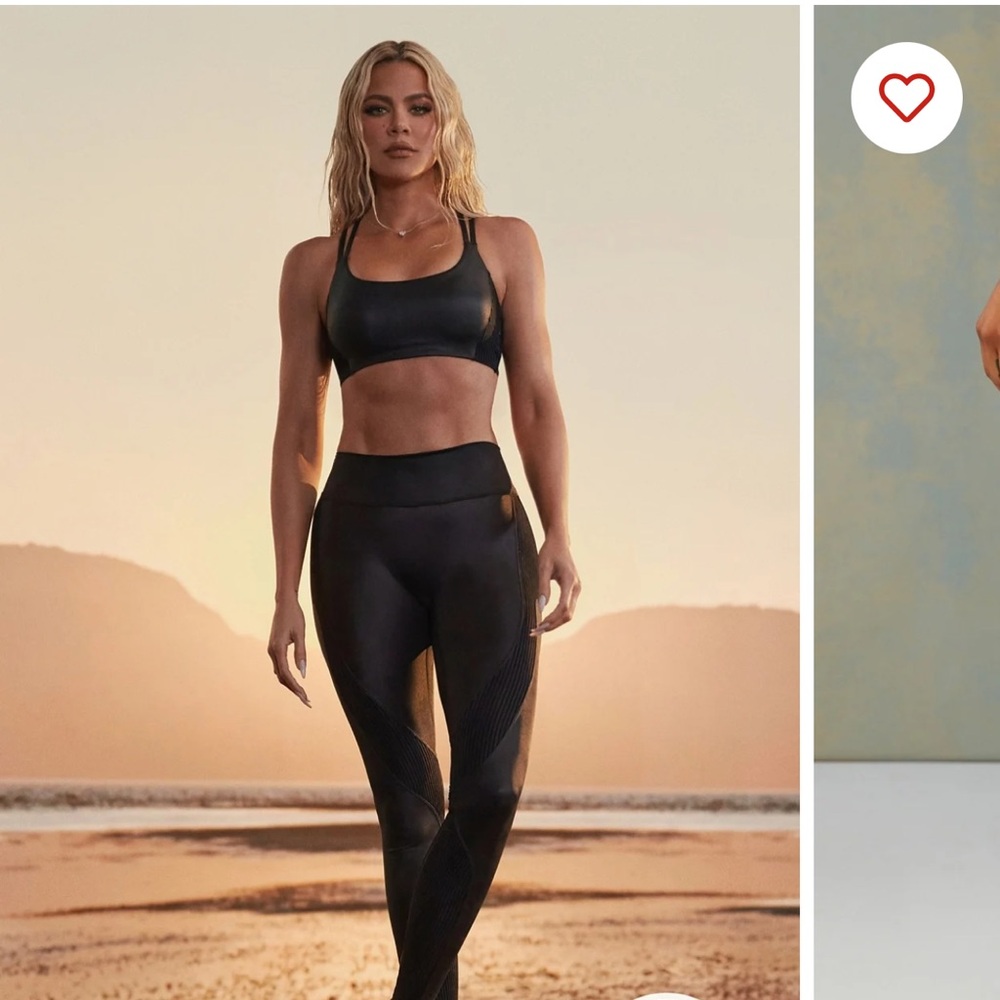 Shine on black legging